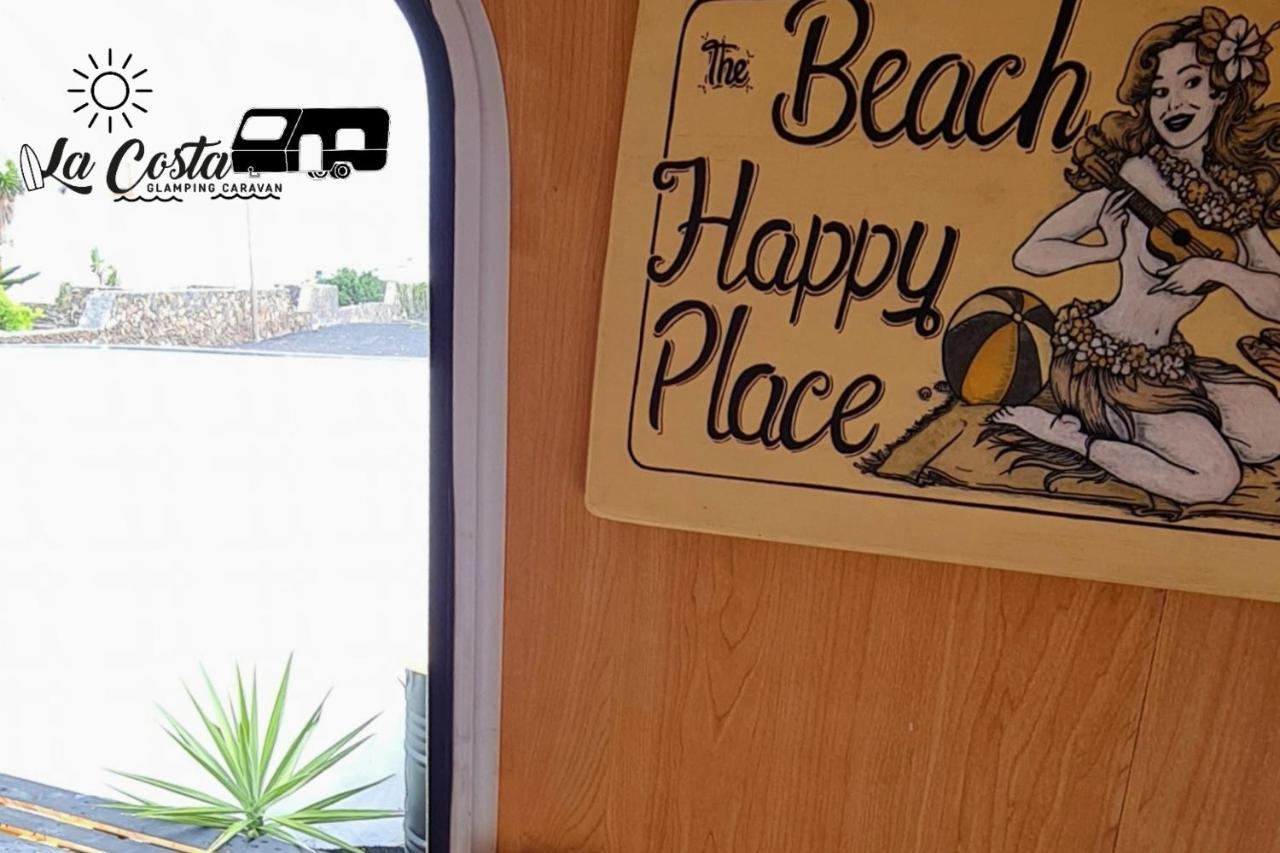 Glamping Caravan Lanzarote Tinajo Bagian luar foto